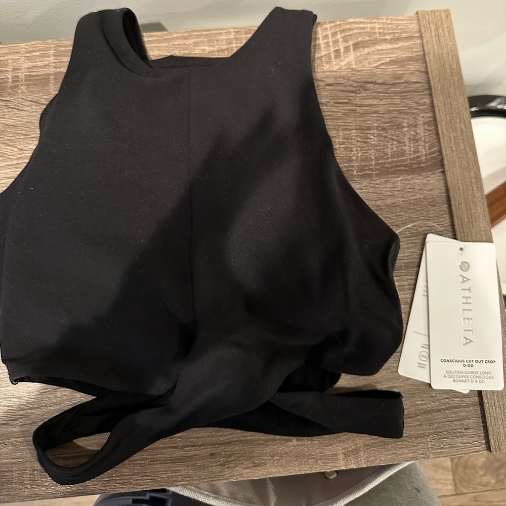 Athleta Conscious Crop Cut Out Tank Top  XS NWT
